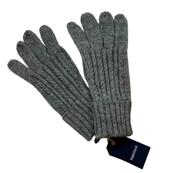 Hat Attack Accessories - Hat Attack Cable Knit Touch Screen Glove New Charcoal